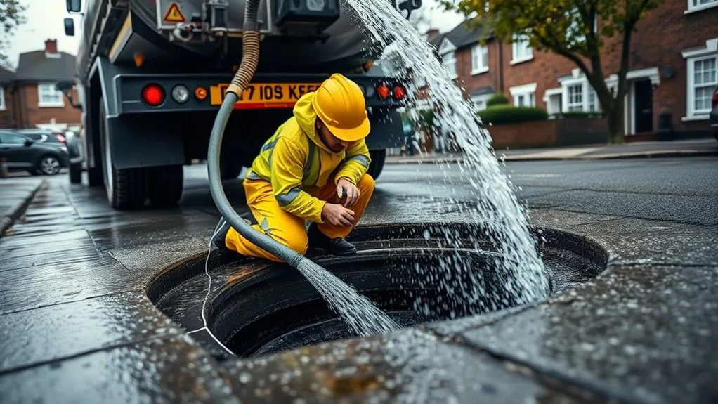 Drain Cleaning in Sidcup | High-Pressure Jetting & Rodding